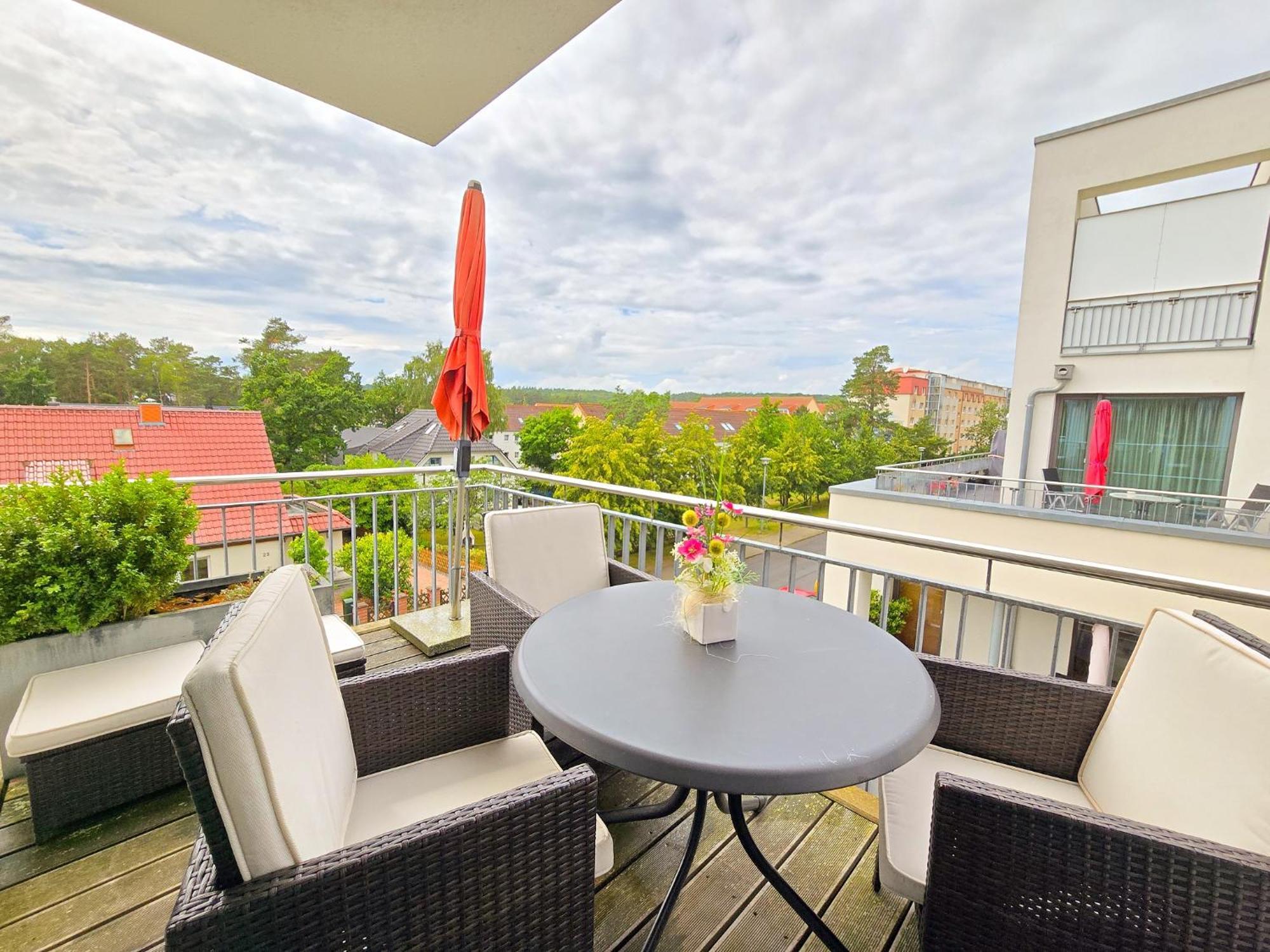 Strandvillen Binz - Ferienwohnung Mit 1 Schlafzimmer Und Balkon Dr-421 Exterior foto